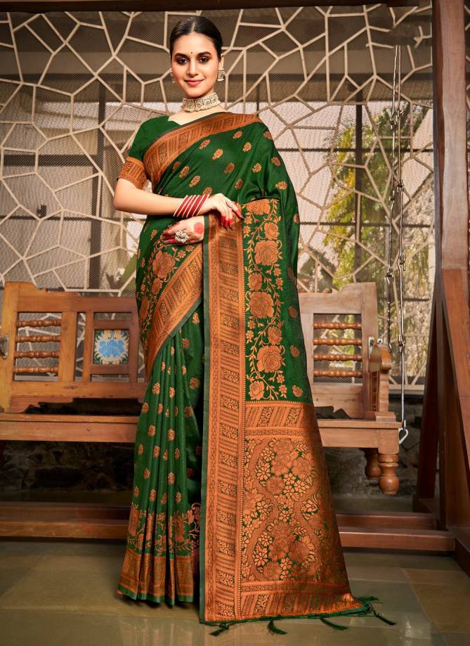 Indu Silk By Bunawat Designer Silk Wedding Wear Sarees Wholesale Price In Surat